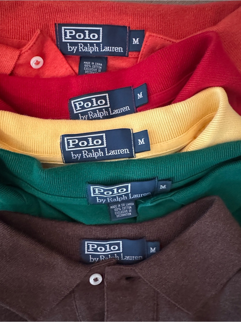 Polo Ralph Lauren 5 Men’s Shirt Bundle Size M